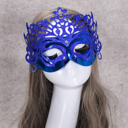 Party Mask Halloween Mask MØRKEBLÅ MØRKEBLÅ