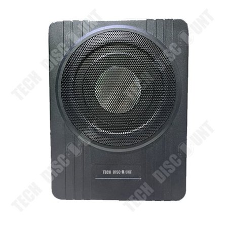 Bilsubwoofer - TECH DISCOUNT - 8 tum - 600W - Ultrathinn - Frekvens 50-150Hz