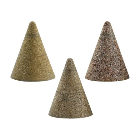 3 Stk. Slipeskive Betongsliper Konisk Trinnbor Tilbehør Møllestein