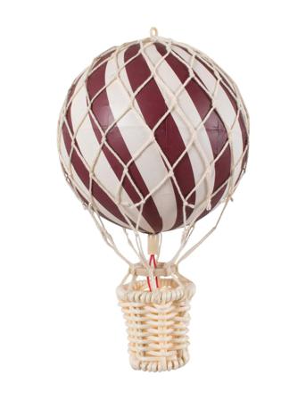 Airballoon - Deely Red 10 Cm Home Kids Decor Decoration Accessories/details Rød Filibabba
