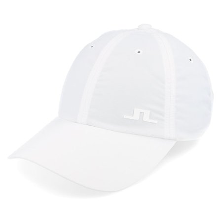 J.Lindeberg - White - unconstructed - Cap - Joar Cap White Dad Cap - Hatstore
