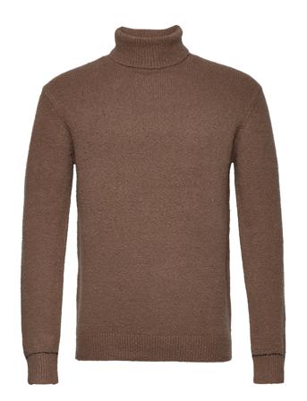 Ramos Rollneck Knit Knitwear Turtlenecks Brun Mos Mosh Gallery