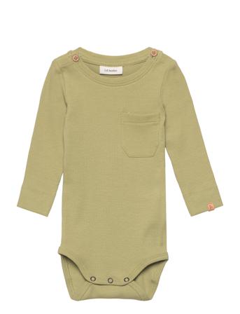 Nbmgago Ls Slim Body July Lil Bodies Long-sleeved Grønn Lil'Atelier*Betinget Tilbud