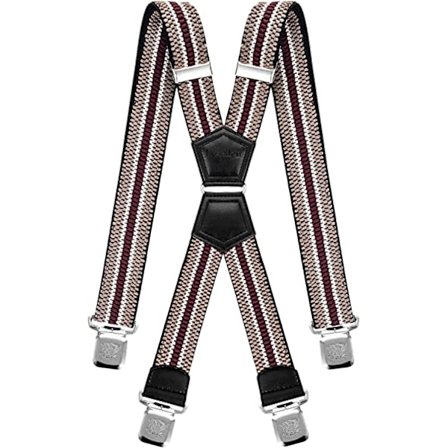 Mørk Curry Stripe - Herre Bukseseler One Size Fits All Style X Str