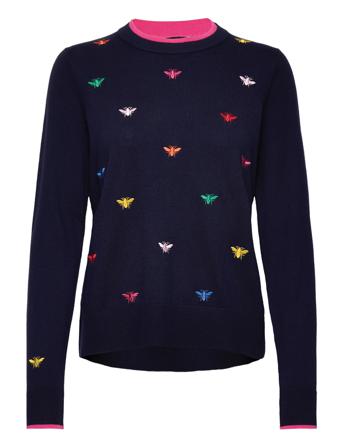 Mariella Pullover Striktrøje Navy Joules