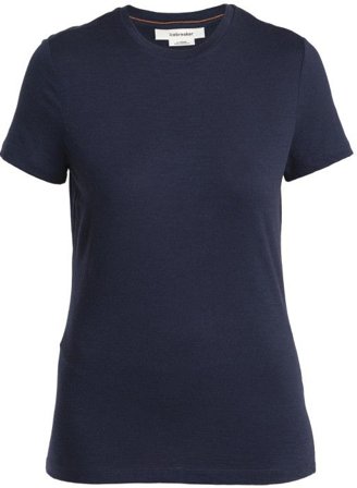 Icebreaker W's Mer 150 Tech Lite III SS Tee Midnight Navy - Merinoull för sommarliv, resa och vandring