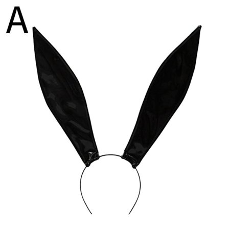 Kaninöron Hårband Kostym Cosplay A A Läder