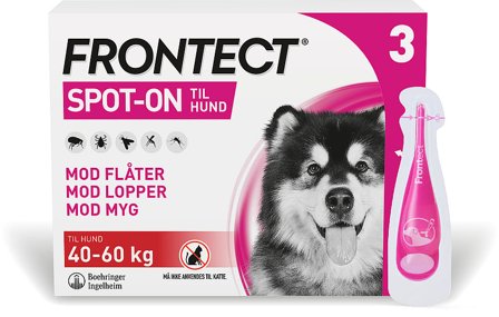 Frontect Frontect spot-on, opløsning til hund 40-60 kg 3 stk., Medicin & Pleje, Håndkøbsmedicin, Håndkøbsmedicin Til Dyr