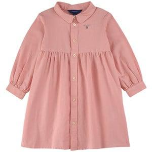 Kids - GANT Original Oxford Branded Dress Summer Rose 98/104 cm - Dresses - 98/104 cm - Pink