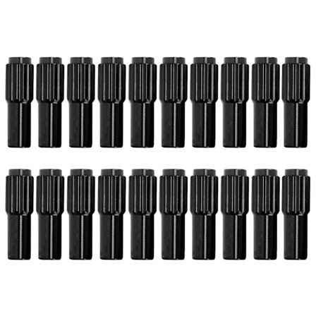 20 kpl pyörän vaijeriruuvit tarkka nopeudenvaihto vakaa säätö alumiiniseos pyörän lisävarusteet musta