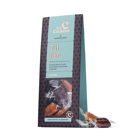It ́s Caramel By Karamelleriet Gaveæske TIL FAR 180 g, Helse & Madvarer, Snacks, Karameller