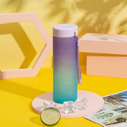 Vannkopp Gym Plastkopp LILLA BLÅ LILLA BLÅ