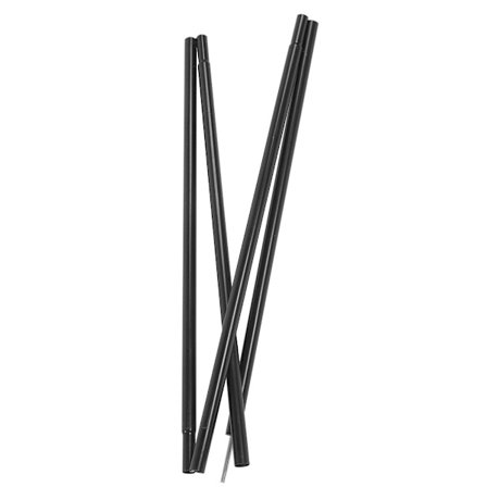 2 m udendørs jerntelt beskyttelseskappe Støttende sammenklappelig stang til vandreture camping