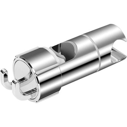 Hånddusjholder for 16-27 mm skinne, justerbar erstatningsdusjholder, 360° rotasjon, med 2 kroker—yux