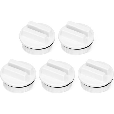 5 st Pool Vinterplugg, 1 1/2" Poolreturplugg Gängade Poolslangspluggar med O-ring för Pooler och Spa