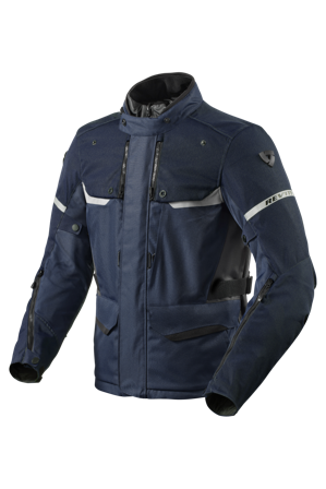 Motorradjacke Rev'It! Outback 4 H2O Blau/Blau L