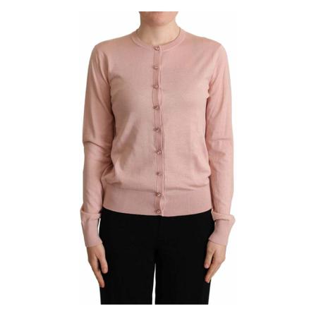 Dolce & Gabbana Cardigan rosa, Dam Koftor, Dam, Storlek: M