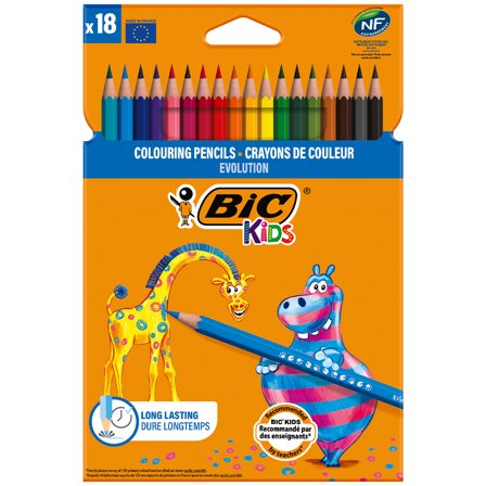 Kids Evolution Colouring Pencils 18-set