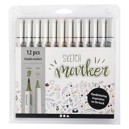 Sketch Marker Nature 12-set