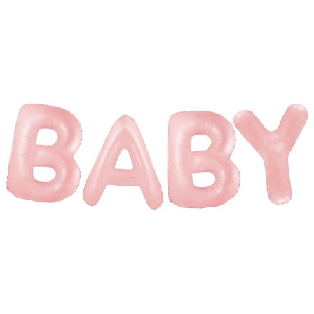 Ilmapalloviirinauha Baby Pastelli Vaaleanpunainen