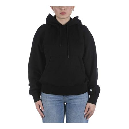 Carhartt Wip, Hoodies Zwart, Dames, Maat:S