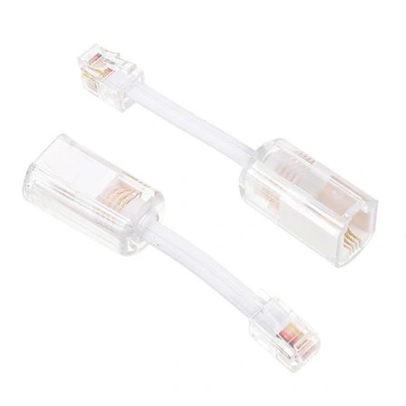 (pow yeah!)Roterende fasttelefonadapter, svingfunksjon for å unngå kabelrot, premium kvalitet