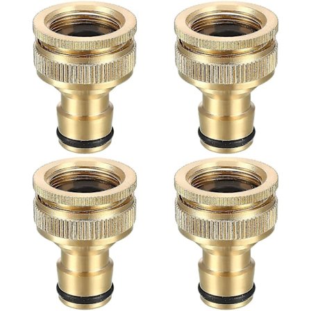 Trädgårdsvattenkran Koppling, 1/2 Tum Och 3/4 Tum 2-i-1