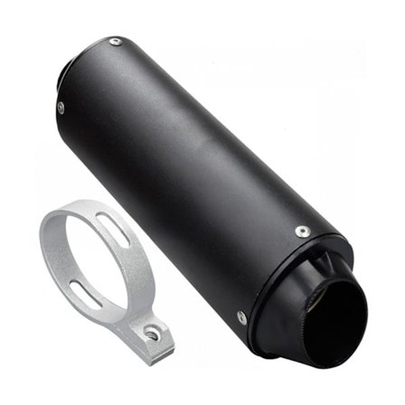 Motorcykel Slip-On Lyddæmper, Universal Lyddæmperudstødning med Forbedret Dræning og Støjreduktion, Effektivt Lyddæmpersystem til CRF50 XR50 KXL BBR 