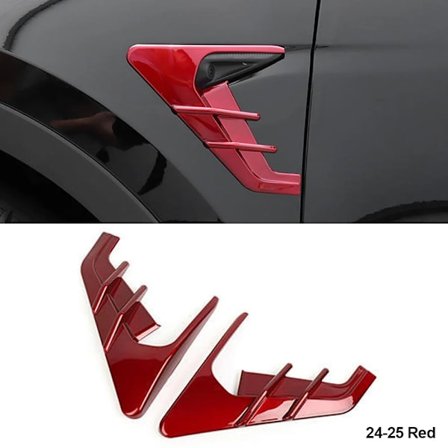 2 stk. Bilsidekamera beskyttelsesdæksler Kit Dekorationsmærkat Biltilbehør til Tesla Model 3 Highland Moel Y Juniper 2024-2025