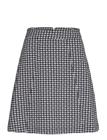 Madeleine Dogtooth Skirt Black Jumperfabriken