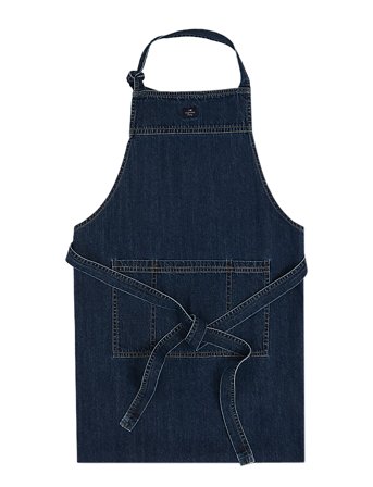 Lexington Home Icons Cotton Twill Denim Apron - Blue - 80X105CM