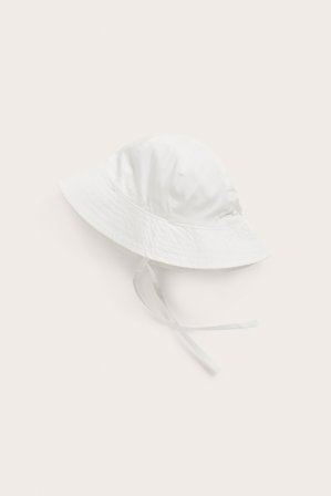Newbie | Vävd solhatt | Offwhite