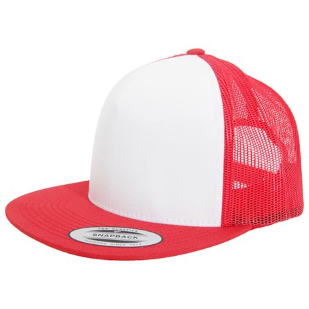 Yupoong Flexfit Unisex Classic Trucker Snapback Keps One Size Röd