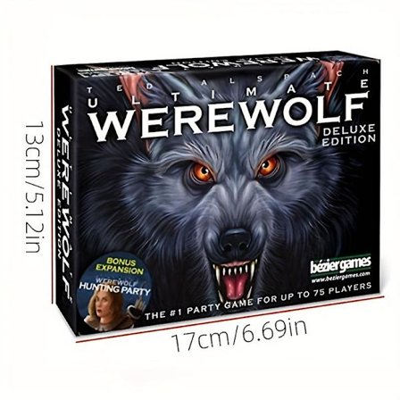 Nye modeller Brætspil, Ultimate Werewolf Deluxe Edition, Engagerende Social Deduktion, Hurtigt Spil, Skjulte Roller & Bluffende Jul D
