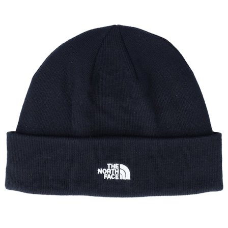 The North Face - Norm Shallow Beanie Black Cuff Cuff Black Beanie - @ Hatstore