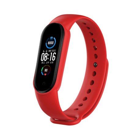 Xiaomi Mi Band 5 hållbar klockarmband - röd