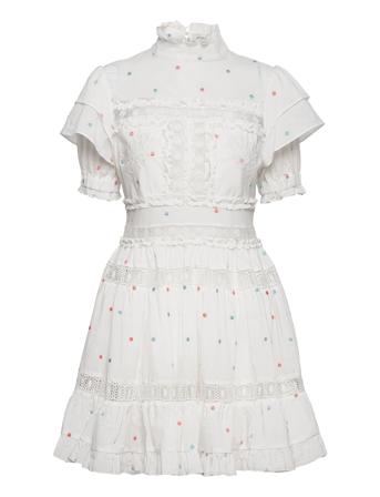 Iro Mini Dress Dresses Lace Dresses Hvit By Malina