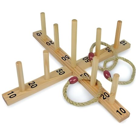 Ringspel - TOYS PURE - Utomhus - Blandat - Från 3 år - Sisal - 56 x 56 cm