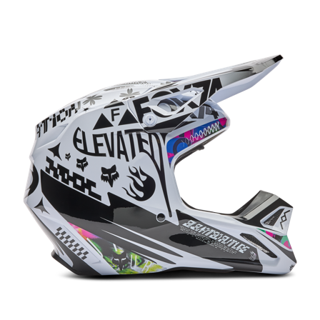 Crosshjelm FOX V1 Image Cosmo MX Hvit/svart L