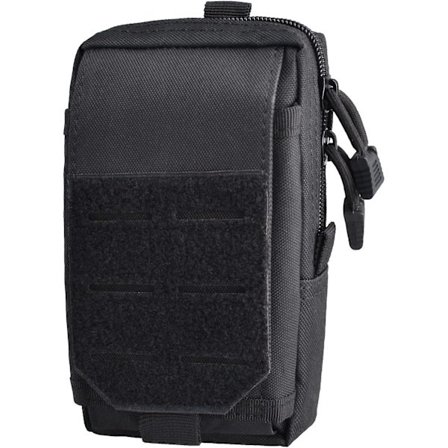 Puinen kampa-tarra taktinen vyölaukku (musta) Monitoiminen vyölaukku Matkapuhelin Urheilu Pyöräily Vaellus