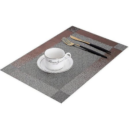 PVC Liukumaton Länsimainen Ruokamatto Eurooppalaistyylinen Diagonaalinen Valokuvakehys Eristystyyny Nelikulmainen Tabletti