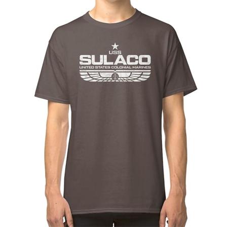 Sulaco (USS) White 2 T-shirt black L