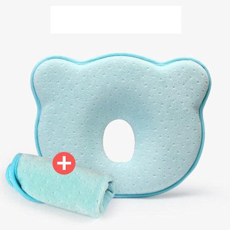 Baby Hovedformningspude, 3d Memory Foam Spædbarnspude, Nyfødt Pude, Baby Flad Hovedpude Forhindre Fladt Hoved Fantastisk Til 0-12 Måneder Juni 6.15