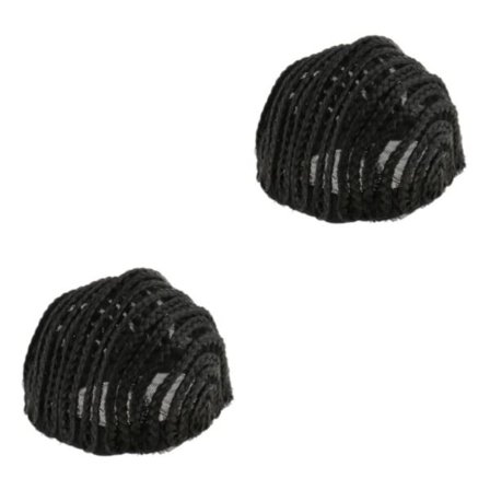 TG 1/2/3 Cornrow Peruk Kapsel til at lave parykker Justerbar flettet paryk 2Set