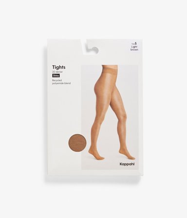 Kappahl | Rajstopy błyszczące 20 den | Jasnobrązowy