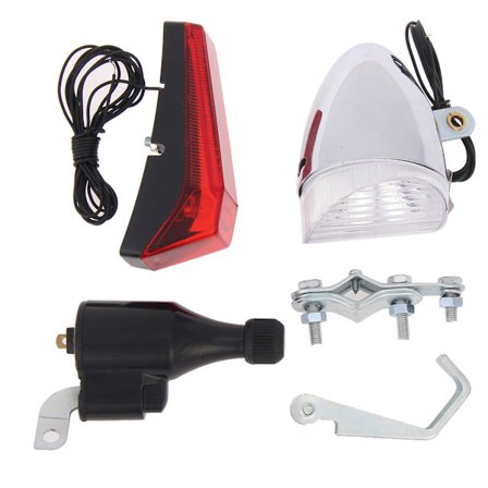 Cykel/cykellygte sæt uden batteri Dynamo lygte Forbedret sikkerhed