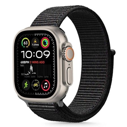 Tech-Protect Apple Watch (44/45/46/49mm) Armband Nylon - Svart