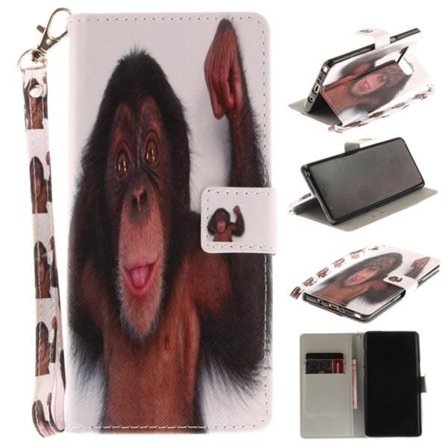 Plånboksfodral Samsung Galaxy Note 8 – Schimpans