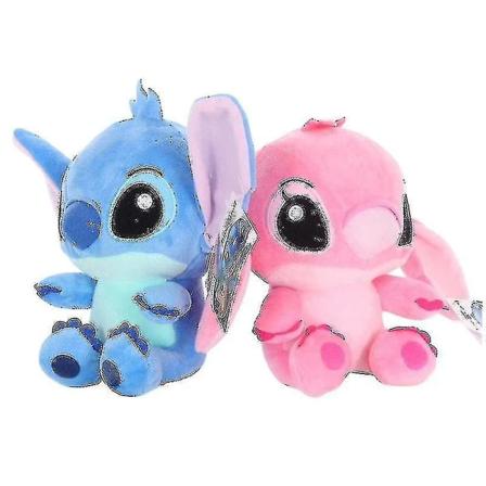 Lilo Stitch Par Kos Docka Plyšové Hračky Anime Karikatura Vycpané Panenky Dívka Děti Narozeninový Dárek 20cm Blue