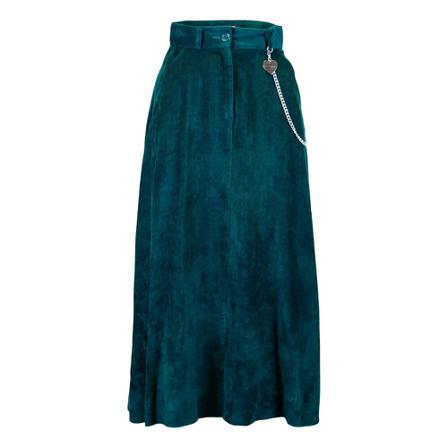 Love Moschino Maxi Rok , Groen , Dames , Maat: 2XS